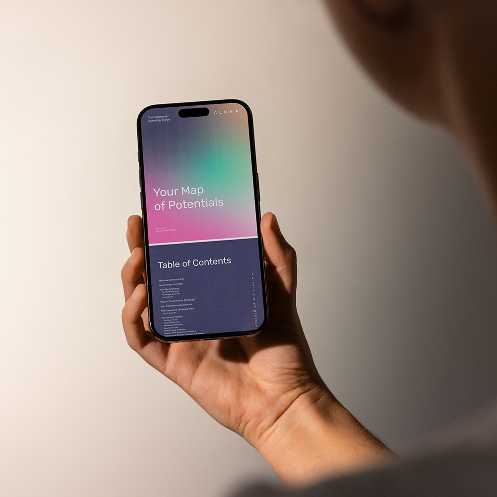 Your Map of Potentials displayed on a smartphone.